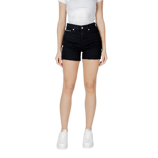 Calvin Klein Jeans Schwarz Baumwolle kurz