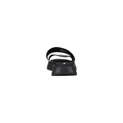 Calvin Klein Jeans Schwarze Leder-Sandale