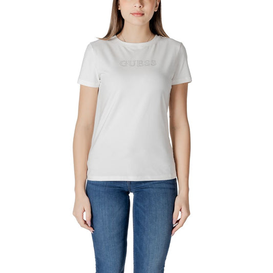 Guess Active T-Shirt aus weißer Baumwolle