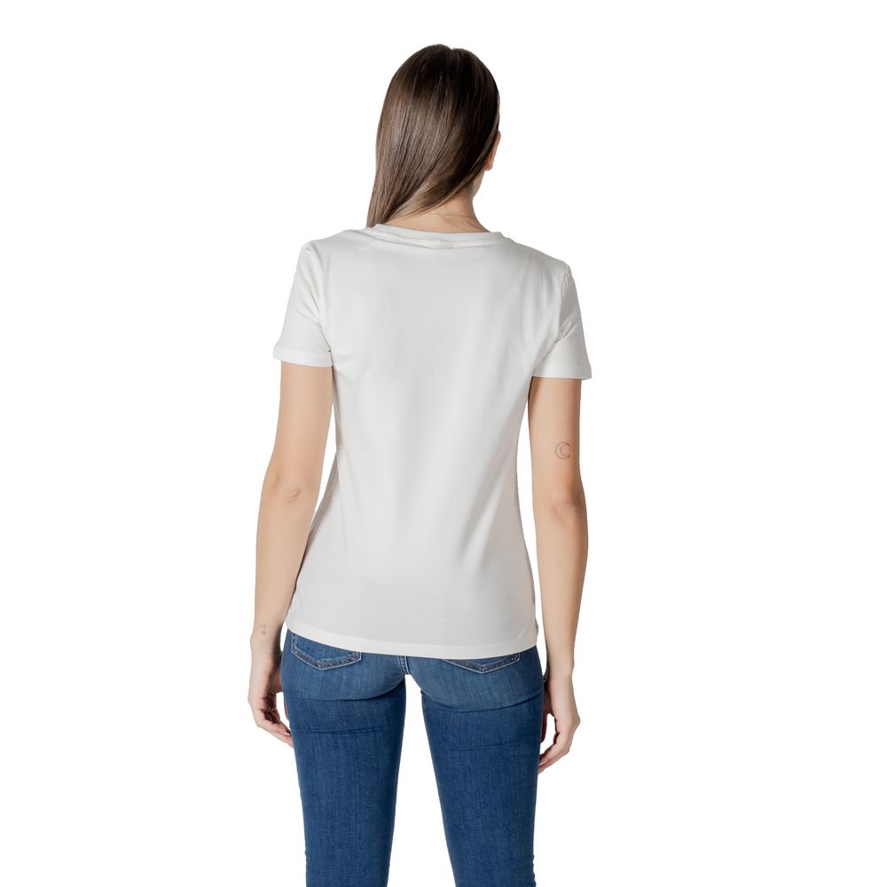 Guess Active T-Shirt aus weißer Baumwolle