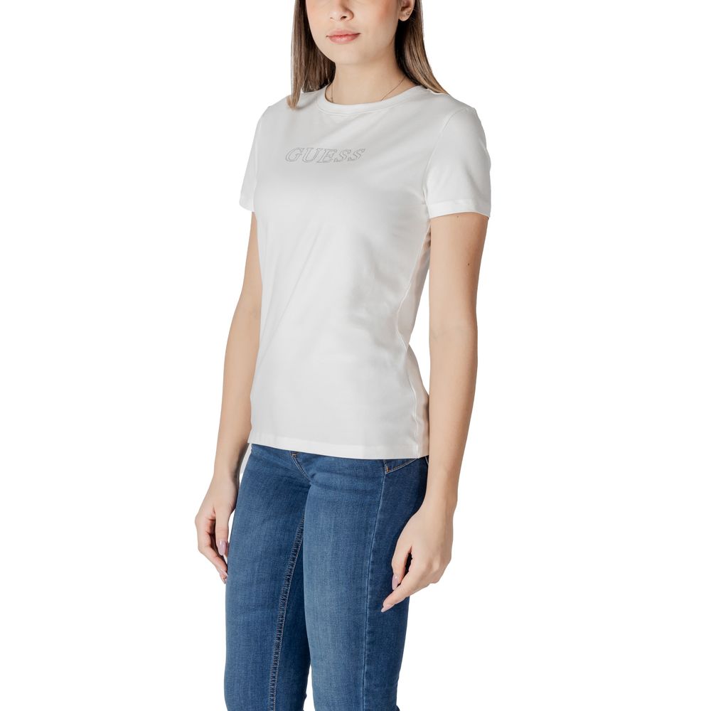 Guess Active T-Shirt aus weißer Baumwolle
