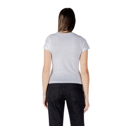Guess Active T-Shirt aus weißer Baumwolle