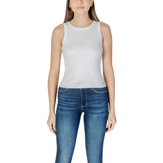 Guess Weißes Baumwoll-Tank-Top