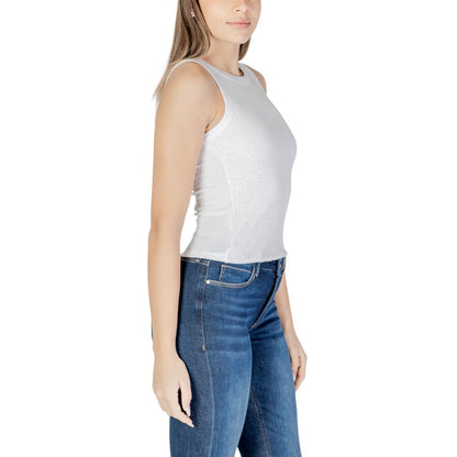 Guess Weißes Baumwoll-Tank-Top