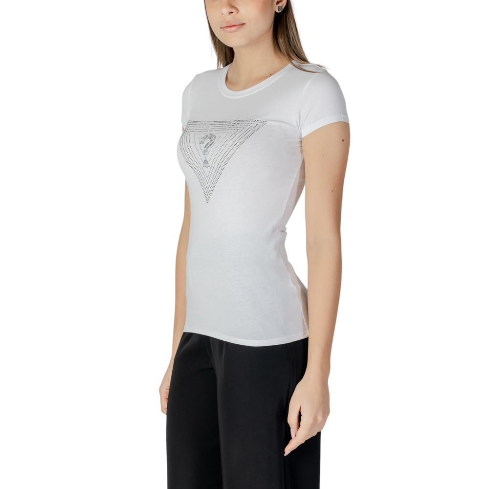 Guess T-Shirt aus weißer Baumwolle