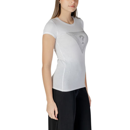 Guess T-Shirt aus weißer Baumwolle