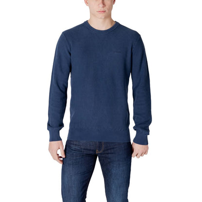 Guess Blauer Baumwollpullover