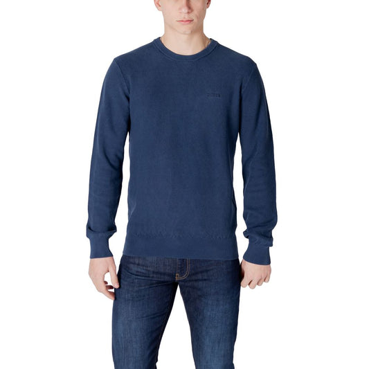 Guess Blauer Baumwollpullover