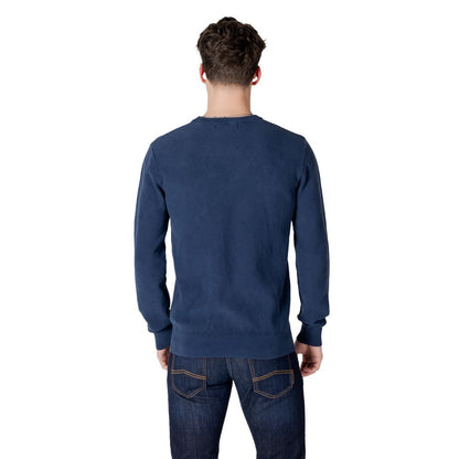Guess Blauer Baumwollpullover
