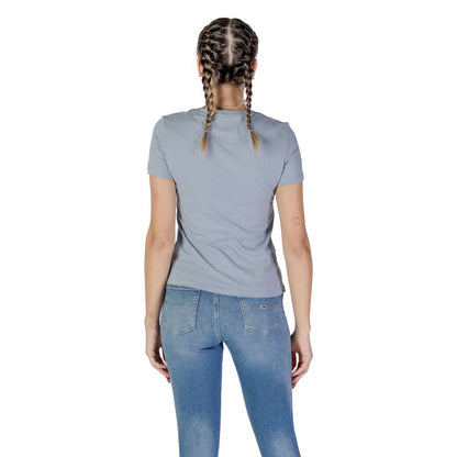Guess T-Shirt aus blauer Baumwolle