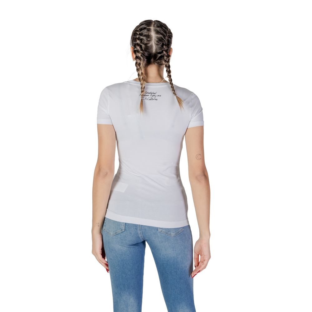 Guess T-Shirt aus weißer Baumwolle