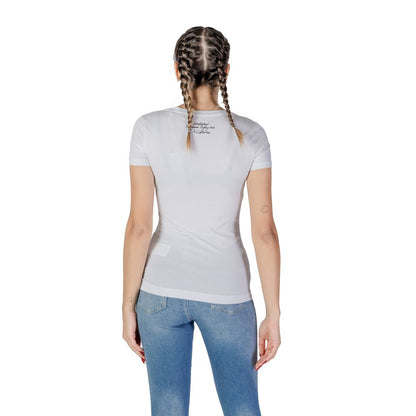 Guess T-Shirt aus weißer Baumwolle