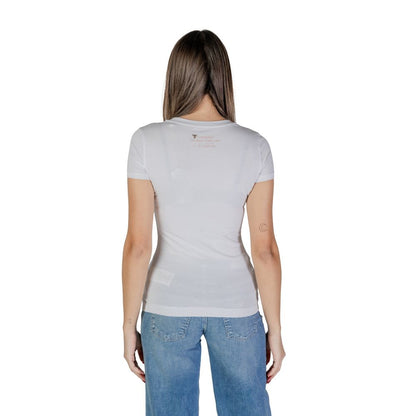 Guess T-Shirt aus weißer Baumwolle
