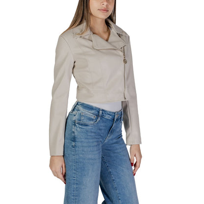 Guess Beige Polyethylen-Jacken &amp
