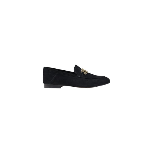 Guess Schwarze Lederplattform
