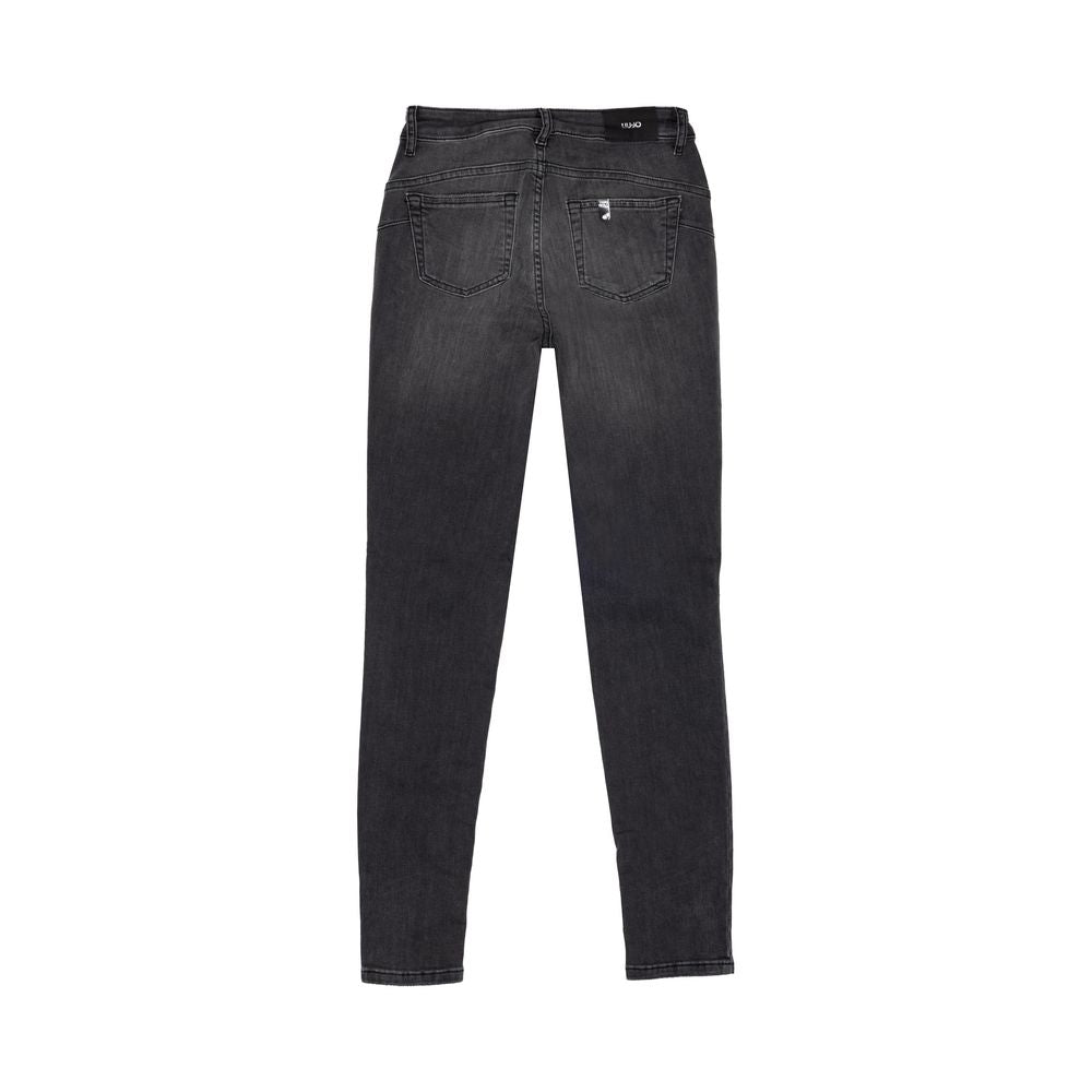 Liu Jo Schwarze Baumwoll-Skinny-Jeans