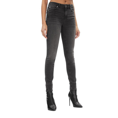 Liu Jo Schwarze Baumwoll-Skinny-Jeans