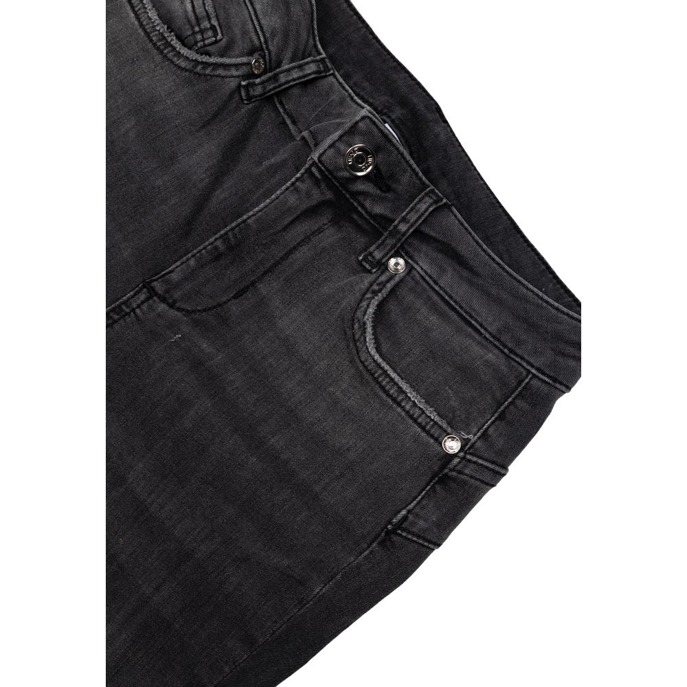 Liu Jo Schwarze Baumwoll-Skinny-Jeans