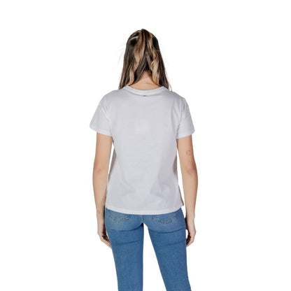 Liu Jo T-Shirt aus weißer Baumwolle