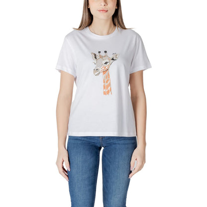 Liu Jo T-Shirt aus weißer Baumwolle