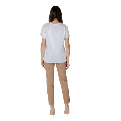 Liu Jo T-Shirt aus weißer Baumwolle