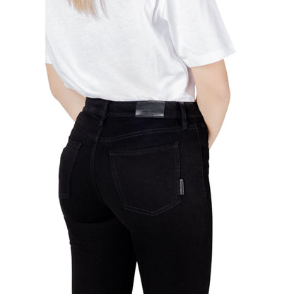 Armani Exchange Schwarze Baumwoll-Skinny-Jeans