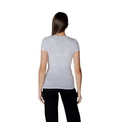 Armani Exchange T-Shirt aus weißer Baumwolle