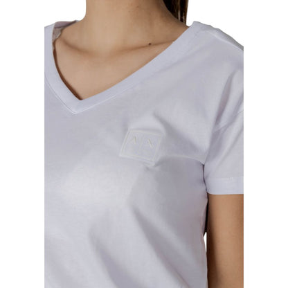 Armani Exchange T-Shirt aus weißer Baumwolle