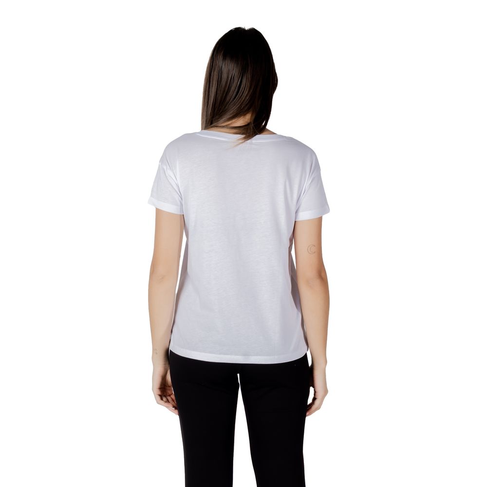 Armani Exchange T-Shirt aus weißer Baumwolle