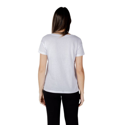Armani Exchange T-Shirt aus weißer Baumwolle