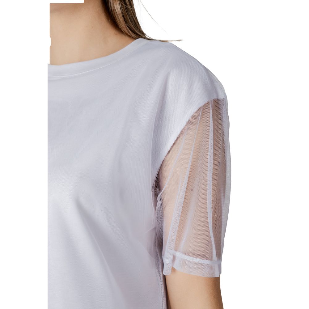 Armani Exchange T-Shirt aus weißer Baumwolle