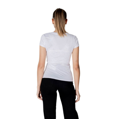Armani Exchange T-Shirt aus weißer Baumwolle