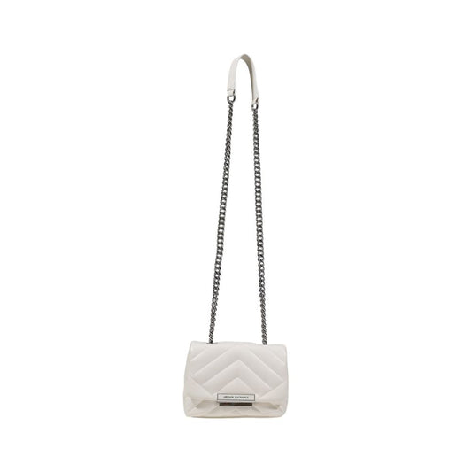Armani Exchange Weiße Polyester-Handtasche