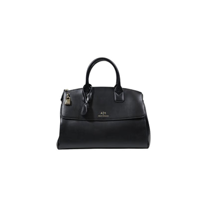 Armani Exchange Schwarze Polyester Handtasche