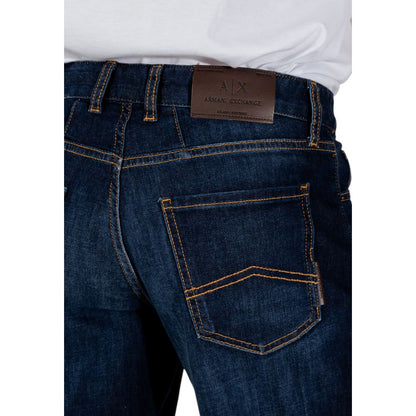 Armani Exchange Blaue Baumwoll-Bermudas