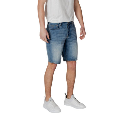 Armani Exchange Blaue Polyester-Bermudas