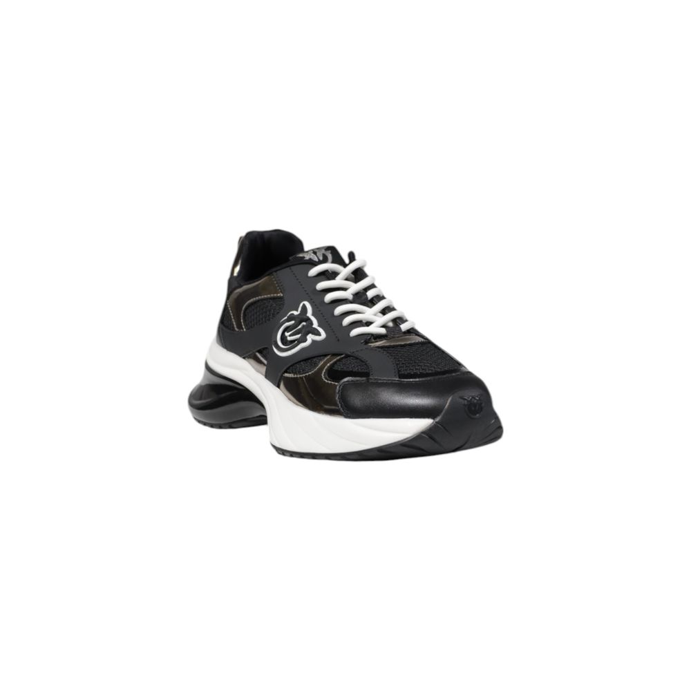 PINKO Schwarzer Leder-Sneaker