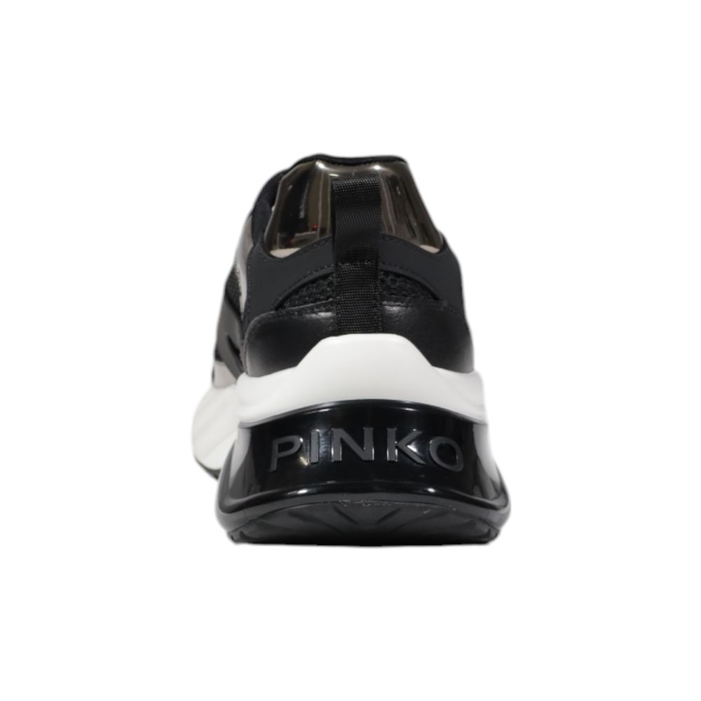 PINKO Schwarzer Leder-Sneaker