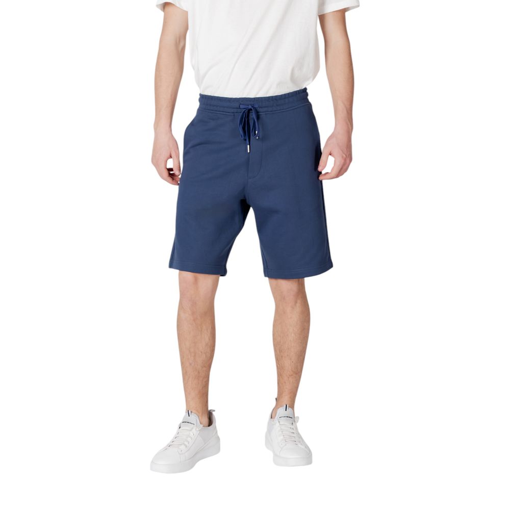 Replay Blaue Baumwoll-Bermudas