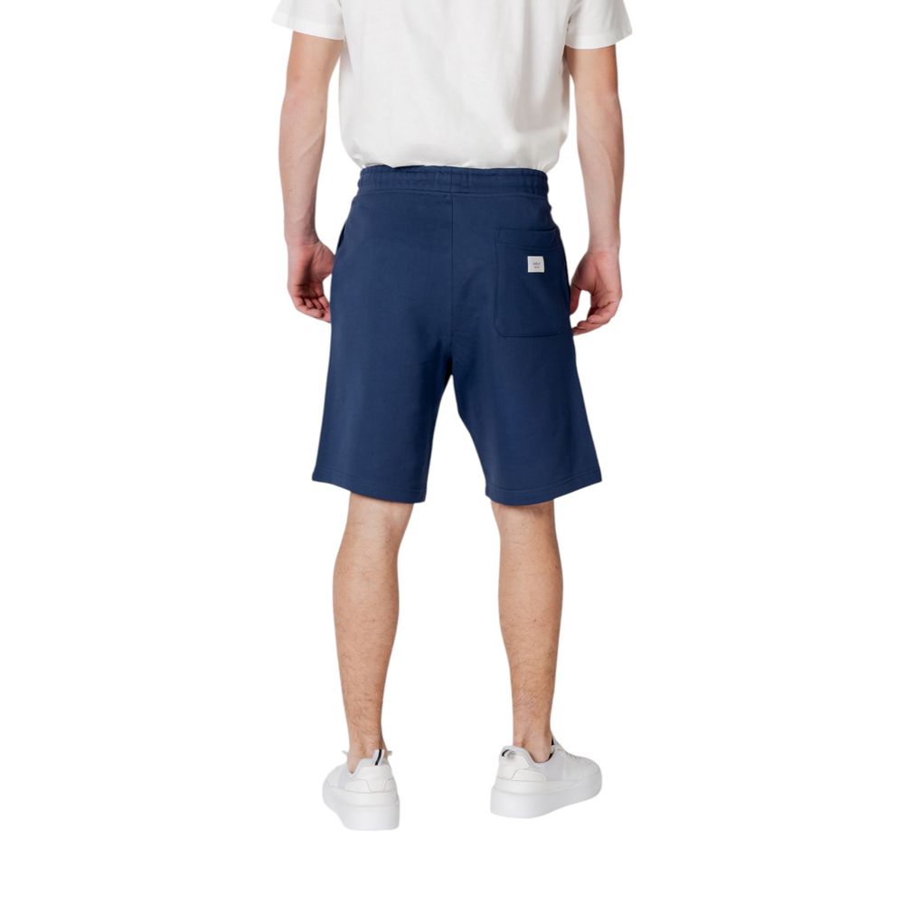 Replay Blaue Baumwoll-Bermudas