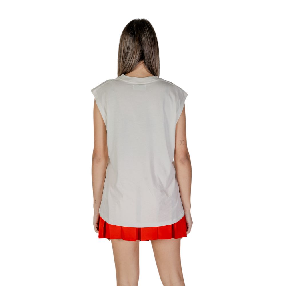 Replay Cremefarbenes Baumwolltank-Top
