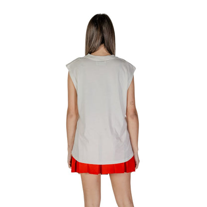 Replay Cremefarbenes Baumwolltank-Top
