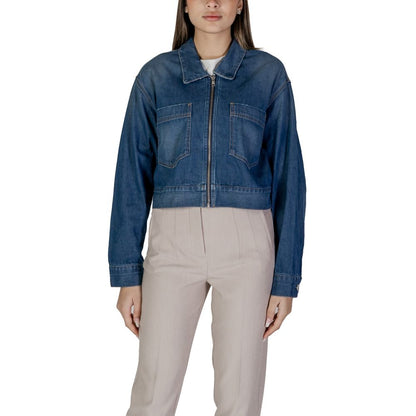 Replay Blaue Baumwolljacken &amp