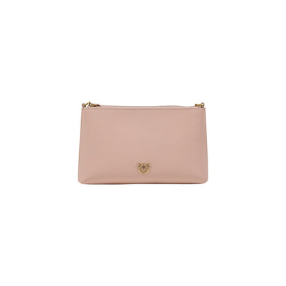 PINKO Rosa Leder Clutch Tasche