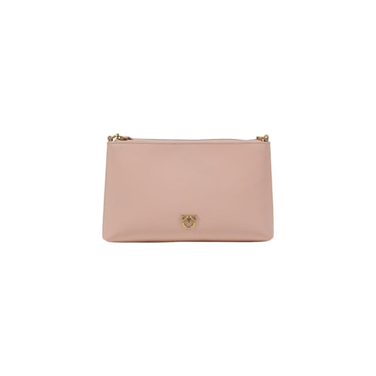 PINKO Rosa Leder Clutch Tasche