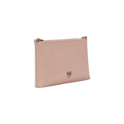 PINKO Rosa Leder Clutch Tasche