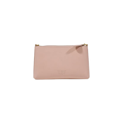 PINKO Rosa Leder Clutch Tasche