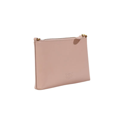 PINKO Rosa Leder Clutch Tasche