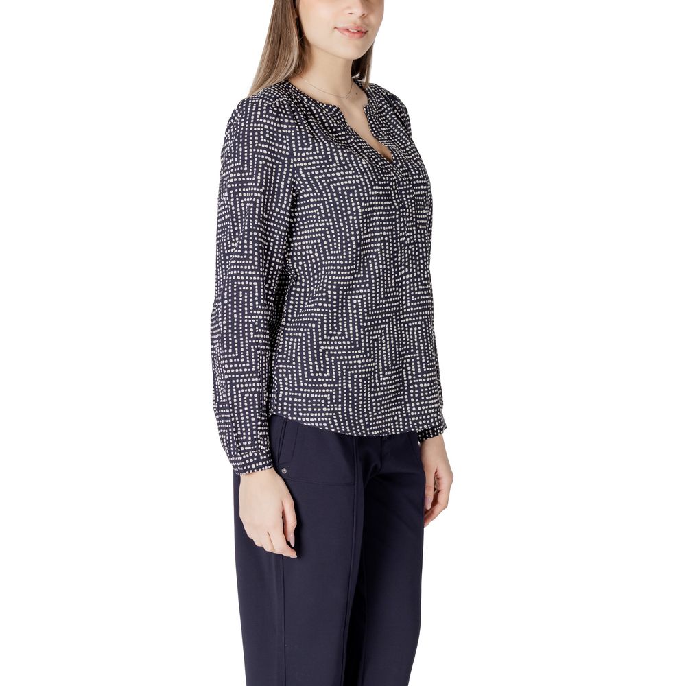 Street One Blaue Viskose-Bluse