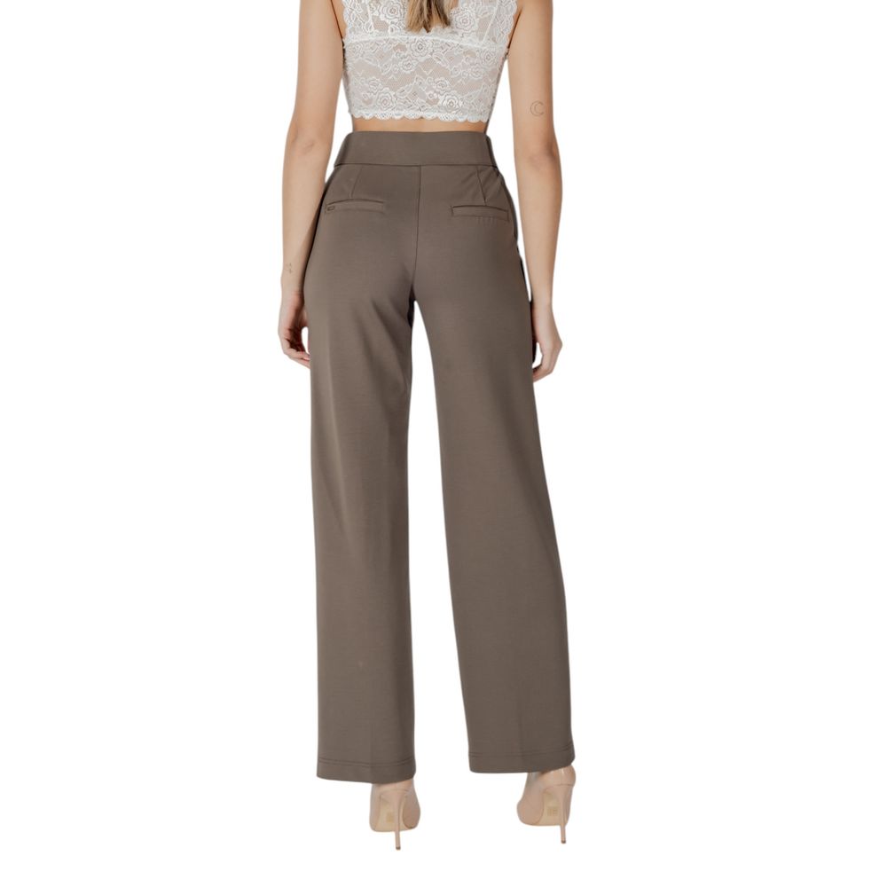 Street One Braune Viskose-Hose